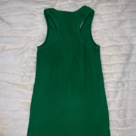 TNA Green Ribbed Tank Top - Picture 4 of 4